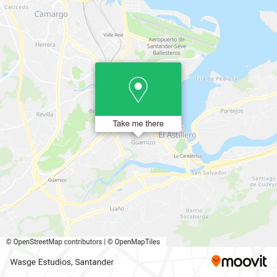 Wasge Estudios map