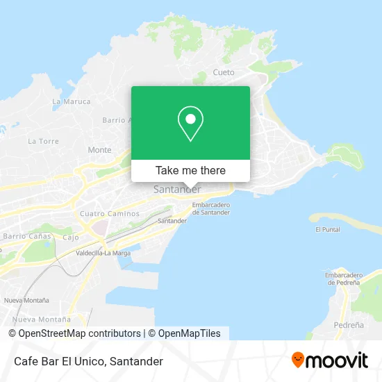 Cafe Bar El Unico map