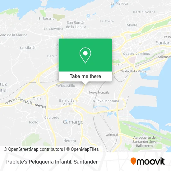 Pablete's Peluquería Infantil map