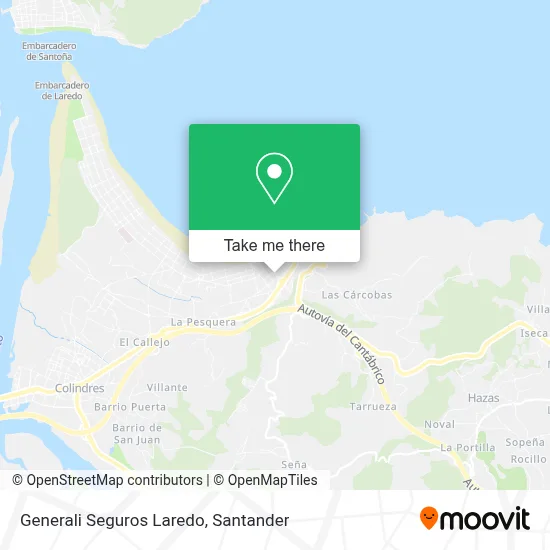 Generali Seguros Laredo map