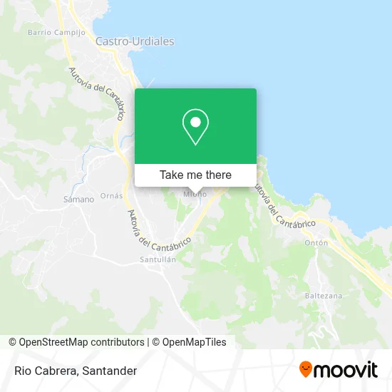 Rio Cabrera map