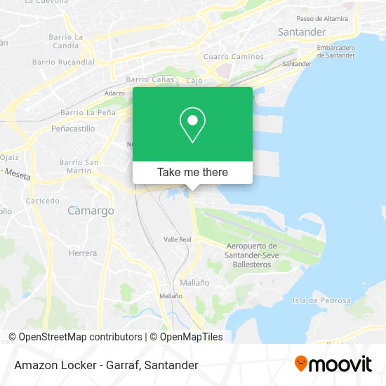 Amazon Locker - Garraf map