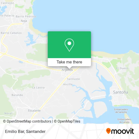 Bar Emilio map