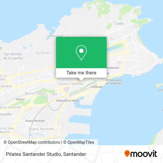 Pilates Santander Studio map