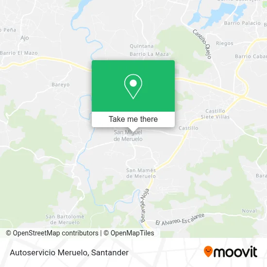 Autoservicio Meruelo map