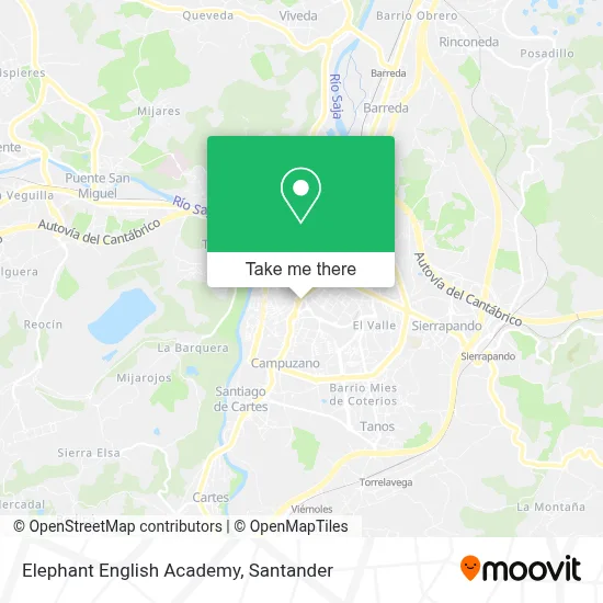 Elephant English Academy map