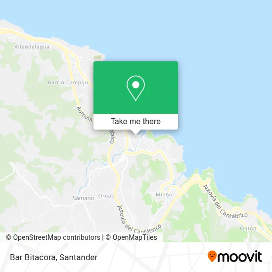 Bar Bitacora map
