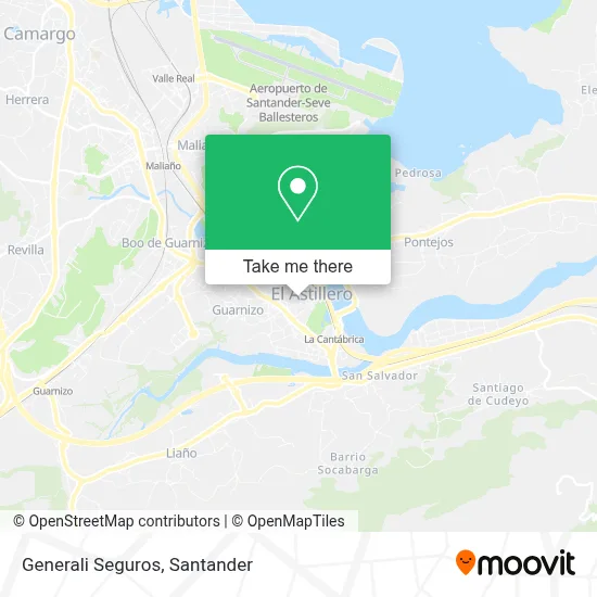 Generali Seguros map