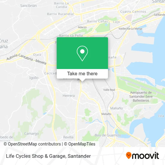 Life Cycles Shop & Garage map