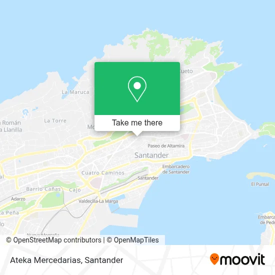 Ateka Mercedarias map