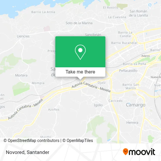 Novored map