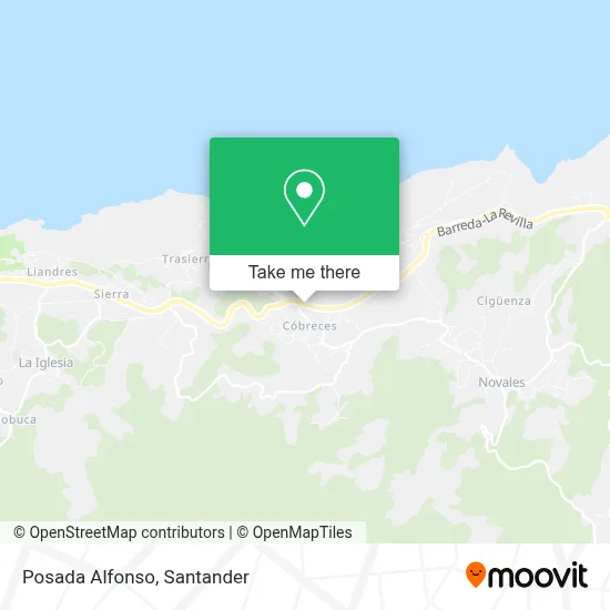 Posada Alfonso map