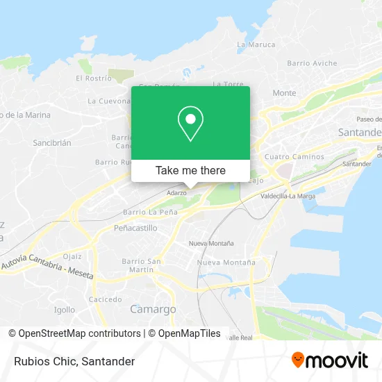 Rubios Chic map