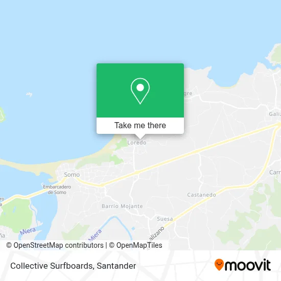 Collective Surfboards map