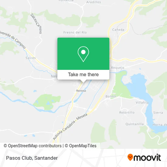 Pasos Club map