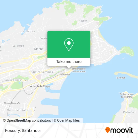 Foscury map
