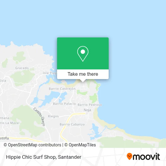 Hippie Chic Surf Shop map