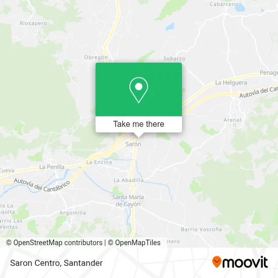 Saron Centro map