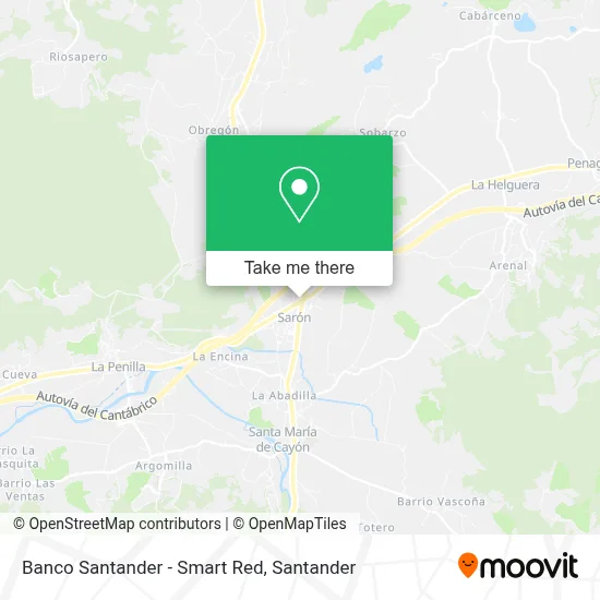 Banco Santander - Smart Red map