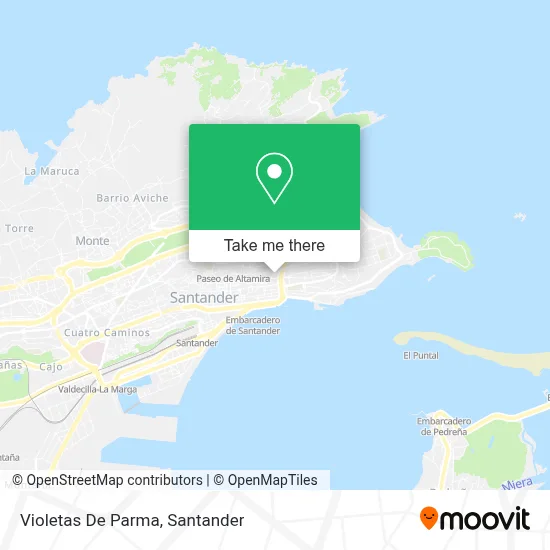 Violetas De Parma map