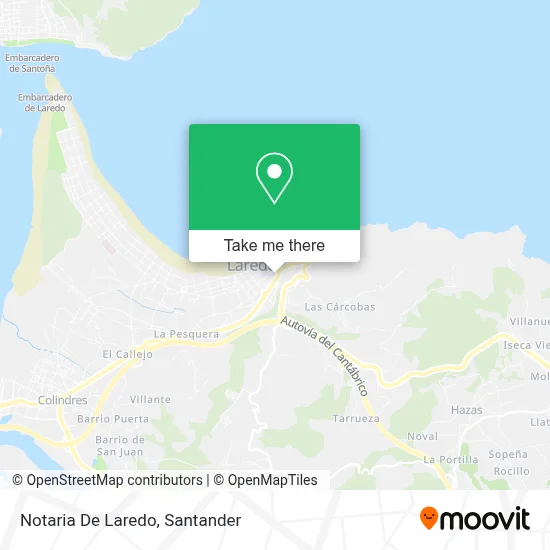 Notaria De Laredo map