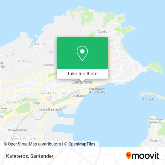 Kafeteros map