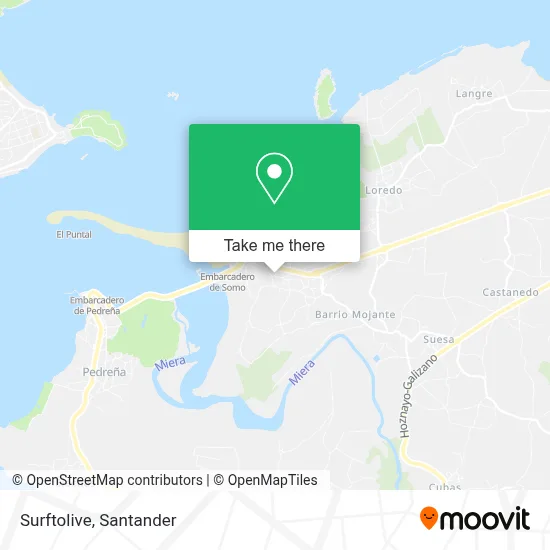 Surftolive map