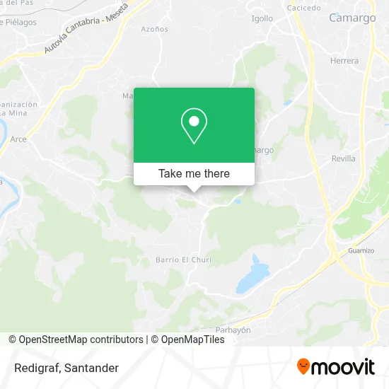 Redigraf map