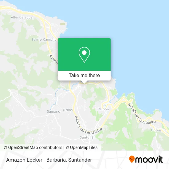 Amazon Locker - Barbaria map