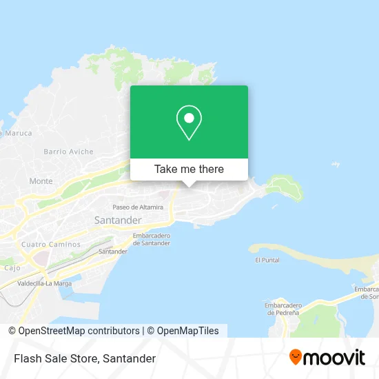 Flash Sale Store map