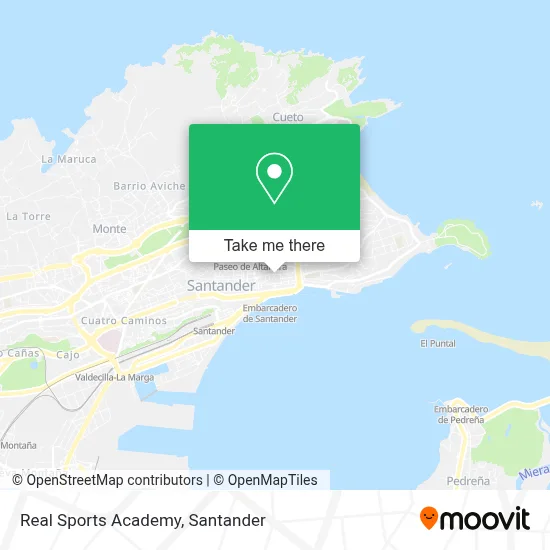 Real Sports Academy map