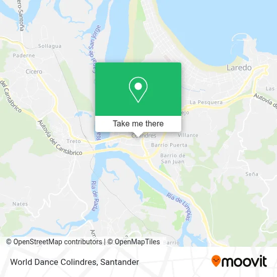World Dance Colindres map