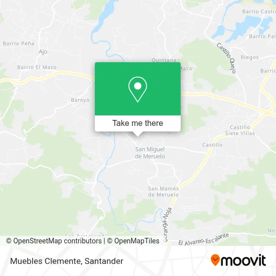 Muebles Clemente map