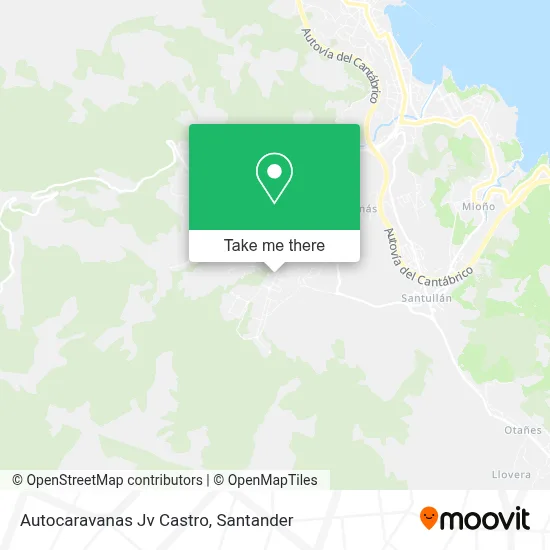 Autocaravanas Jv Castro map