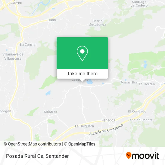 Posada Rural Ca map