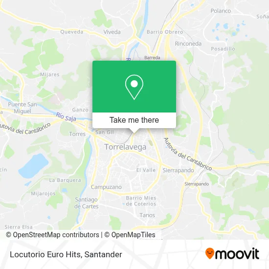 Locutorio Euro Hits map