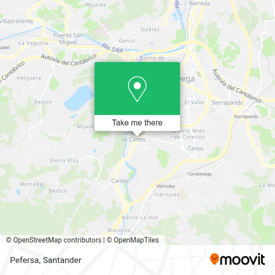 Pefersa map