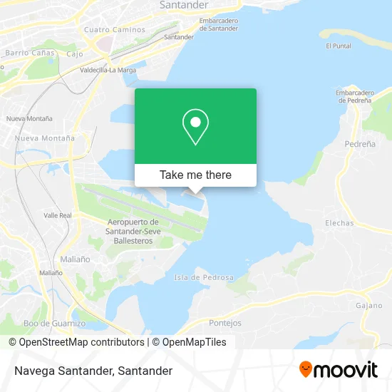 Navega Santander map