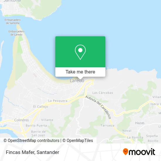 Fincas Mafer map