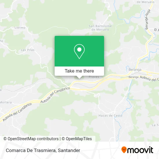 Comarca De Trasmiera map