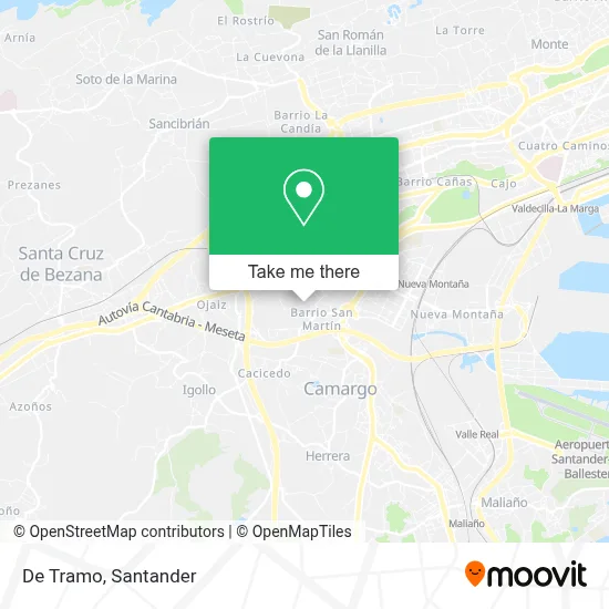 De Tramo map