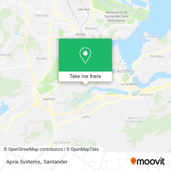 Apria Systems, map
