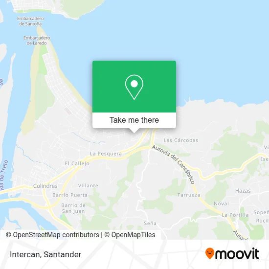 Intercan map