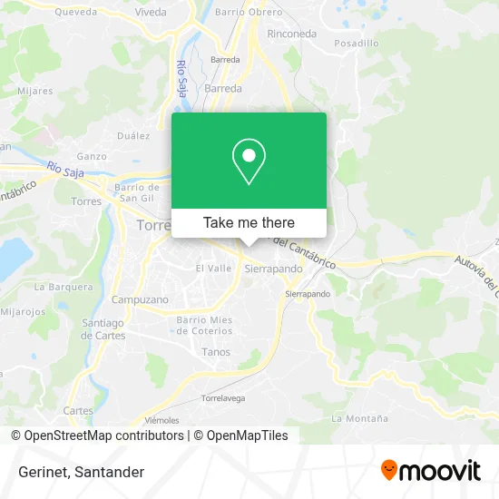 Gerinet map