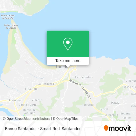 Banco Santander - Smart Red map