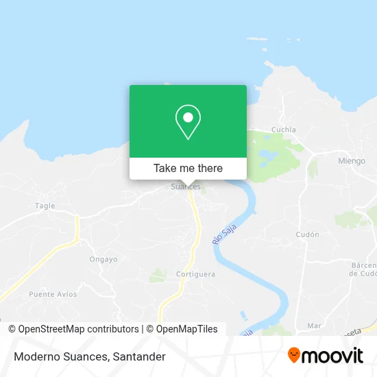 Moderno Suances map