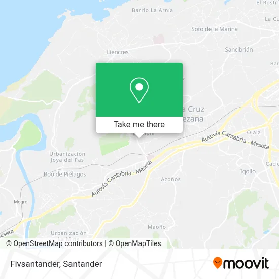 Fivsantander map