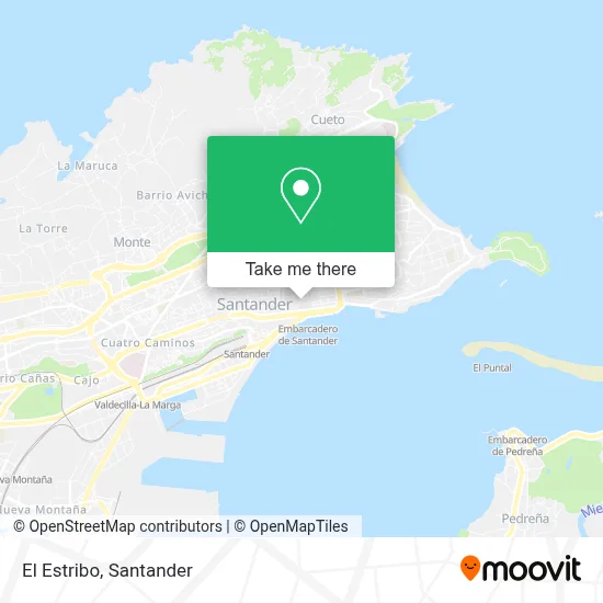 El Estribo map