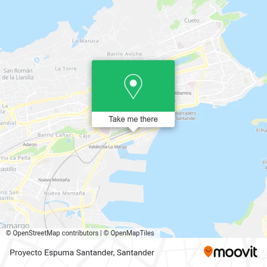 Proyecto Espuma Santander map