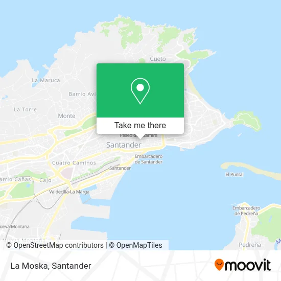 La Moska map